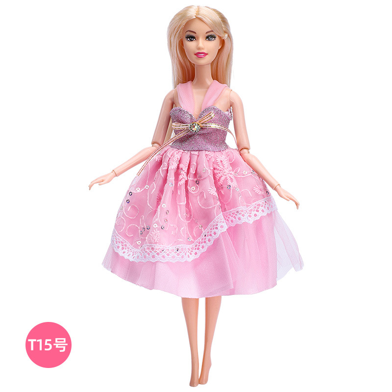 30cm Barbie muñeca ropa traje moda vestido princesa vestido encaje vestido niñas juguetes transfronterizos nuevo