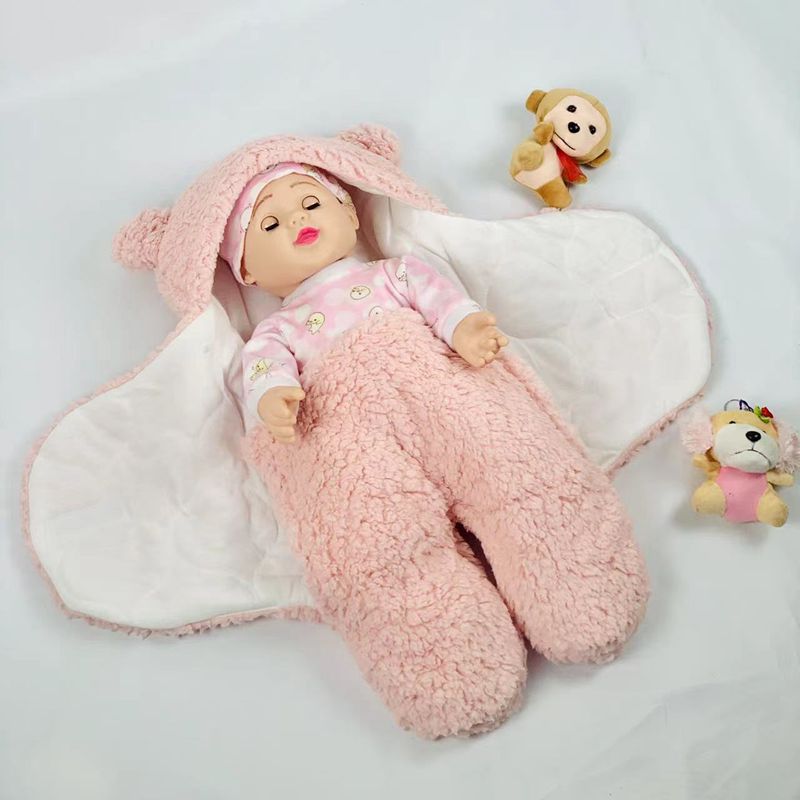 Edredón de bebé Otoño e Invierno edredón grueso manta de bebé recién nacido pañales de bebé toalla edredón suministros