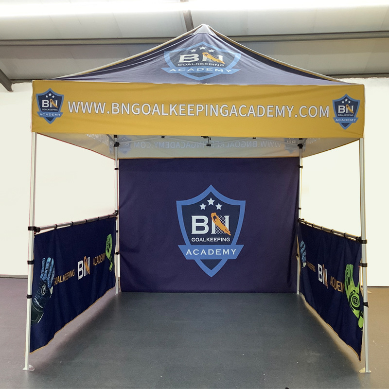 Carpa de publicidad transfronteriza 3x3m tienda de exhibición de aleación de aluminio plegable 40 marco de aluminio cuadrangular tela plegable personalizada