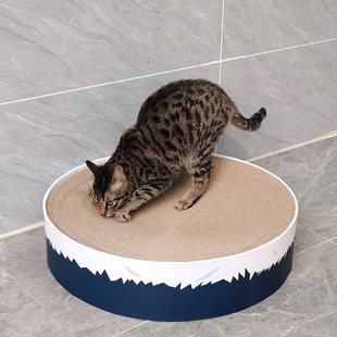 Factory spot a generation of big MAC suitable for 20kg fat cat corrugated cat scratch board cat nest round nest cat scratch board