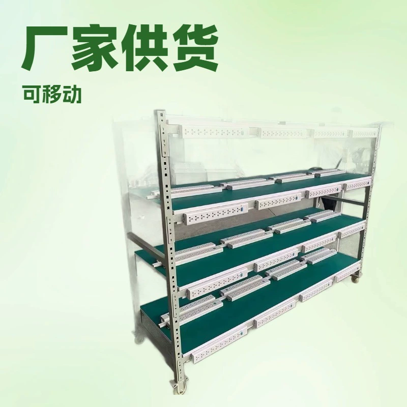 Стойка для старения мобильного ТВ, стойка для старения длинной полосы розеток, тестовая стойка для светодиодов с розеткой с тремя отверстиями, старение аудиоклипа