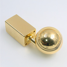 直径63方杯金属地毯转椅轮子球型轮家具脚轮餐椅脚轮锌合金椅子轮