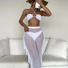 比基尼;连体泳衣;三件套泳装