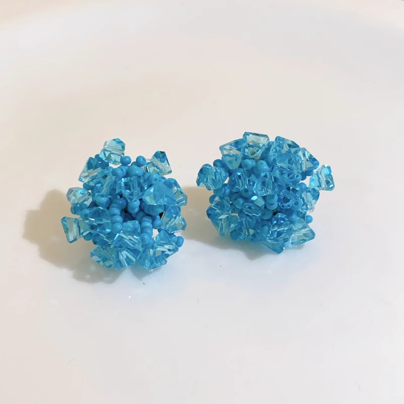 Blue crystal ball #100
