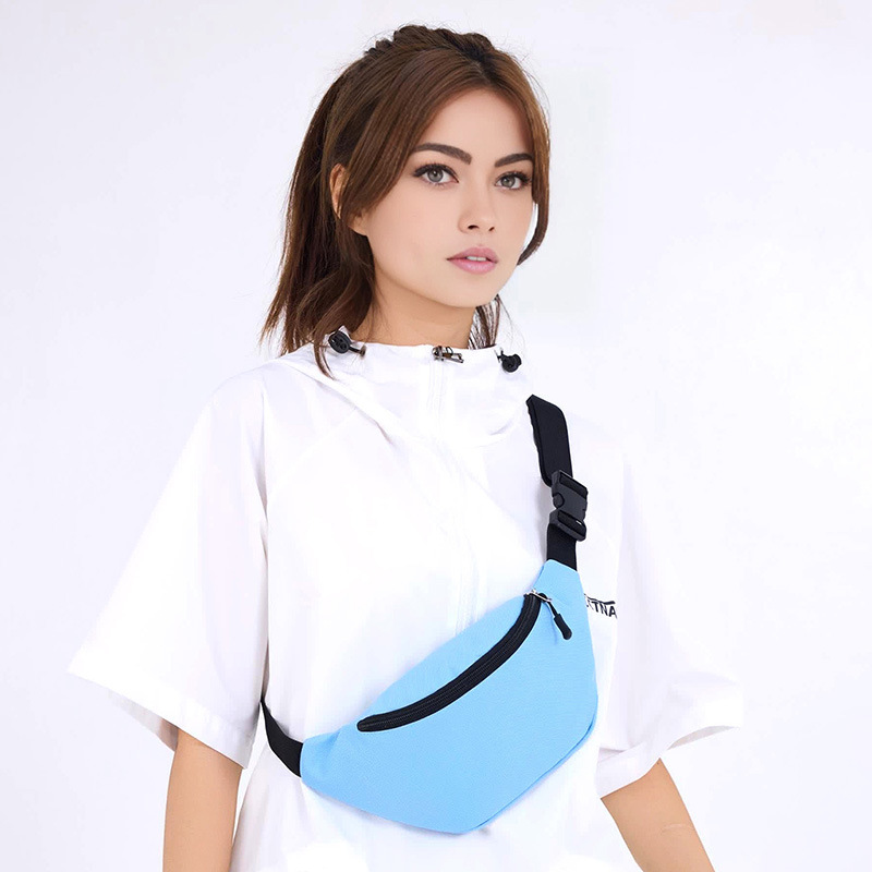 Cross-Border Waist Bag New Oxford Waterproof Chest Bag Outdoor Sports Running Mobile Phone Bag Multi-Functional Outdoor Cycling Shoulder Bag