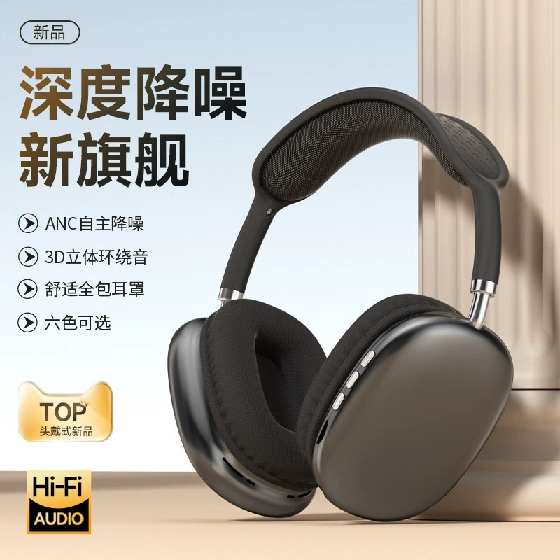 Auriculares Bluetooth P9 transfronterizos, 5.3 paquetes, auriculares con música para los oídos, deportes inalámbricos, batería de batería ultralarga, tarjeta universal