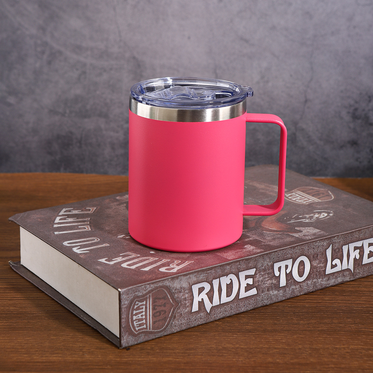 Doppelwandiger Edelstahl Isolierbecher Mit Deckel Für Kaffee_voghion.com