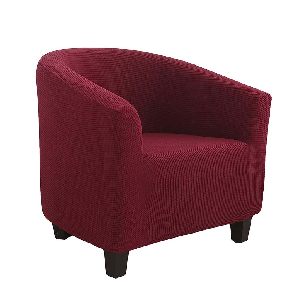 Una persona Club Tarjeta de asiento cubierta elástica todo incluido color sólido Pineapple universal taburetes de bar silla de comedor