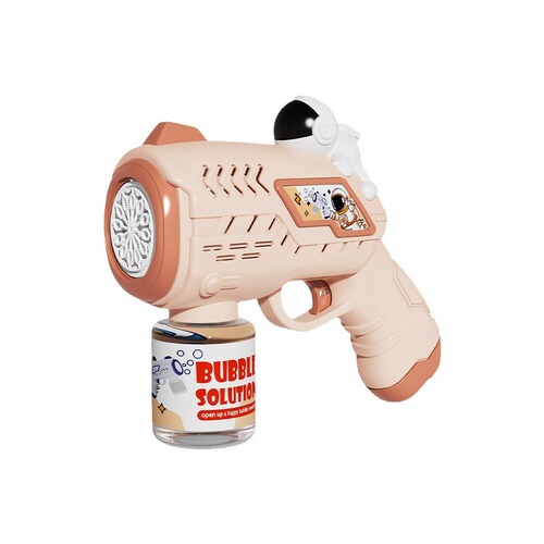 Cross-border bubble machine space astronaut automatic bubble gun electric light sticks children's toys for stall wholesale