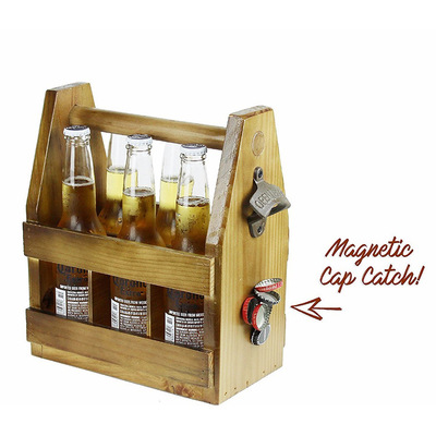 customized Retro Liquor and Spirits Beer wooden  Wine mention machining solid wood Wine mention Metal Bottle opener