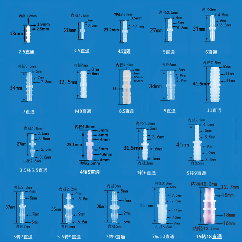 Straight through plastic connector hose tee equal diameter reducing hose pagoda connector elbow plastic pagoda hose connector Straight through plastic connector hose tee equal diameter reducing hose pagoda connector elbow plastic pagoda hose connector