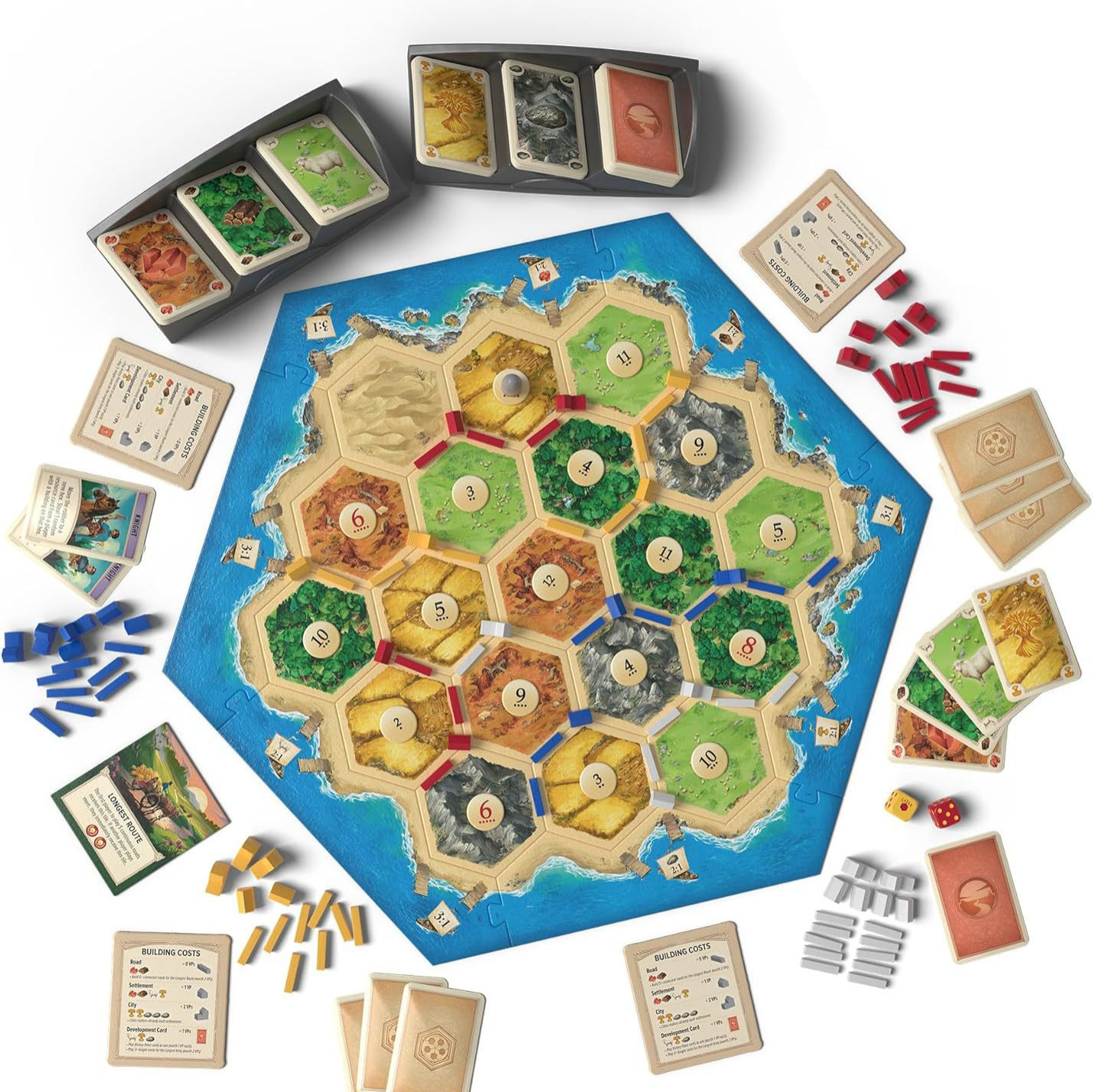 Customizado transfronterizo hexagonal tablero de juegos de mesa para OEM ODM Wenchuang regalos personalizados juego de tarjetas tablero de ajedrez image 3