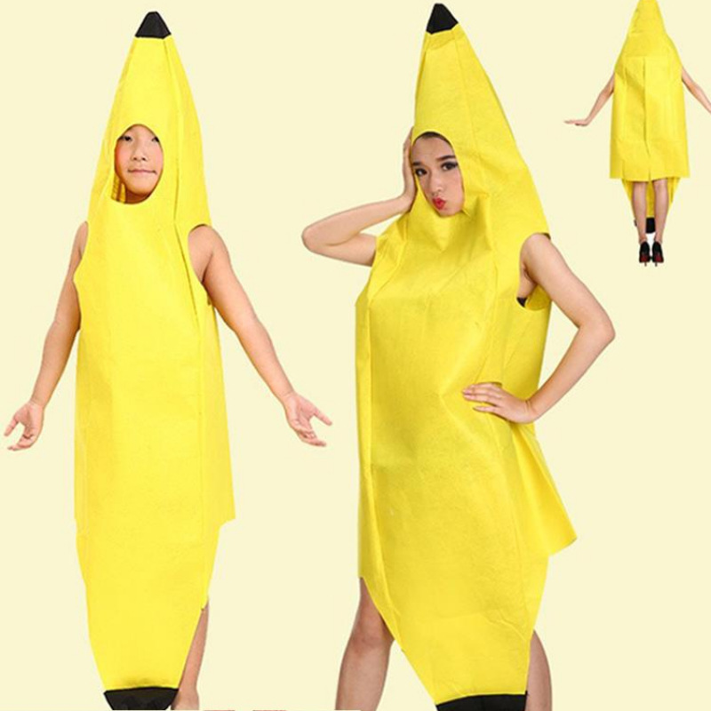 Cos big banana clothes catwalk Halloween children's big banana…