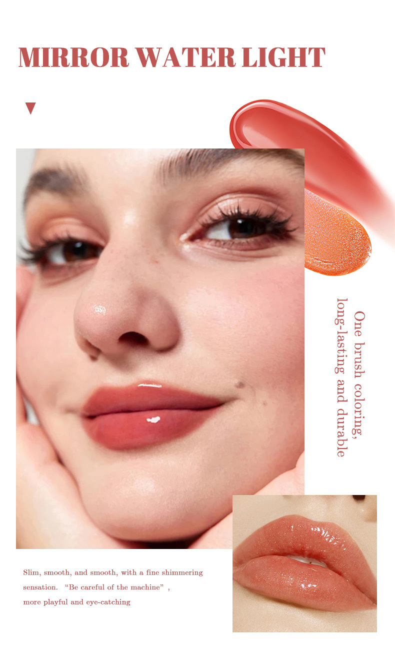 MAGIC CASA Cross-border Six-Piece Set of Water Light Jelly Lip Care Oil and Lip Lotion Application Scenario