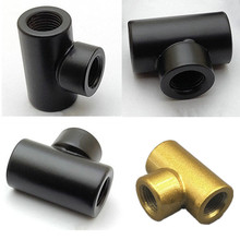 加厚M10铁艺三通接头三通铁件吊杆牙管连接转接头灯具五金配件