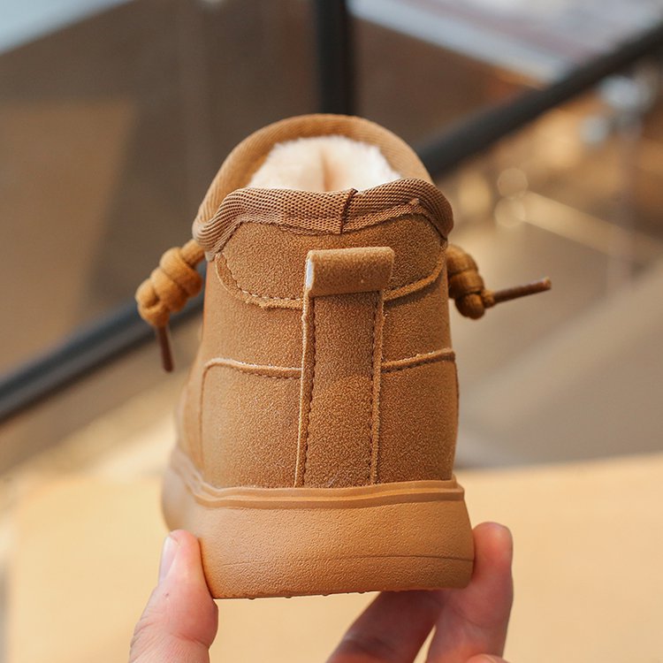 Mädchen-Schneestiefel 2025, dicke Fleece-Baumwollstiefel für den Winter, vielseitig, rutschfest, warme, weiche Sohle, kältebeständig_voghion.com