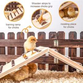木制宠物小鸡站架公鸡爬梯宠物玩具爬爬板阶梯木桥小型仓鼠玩具