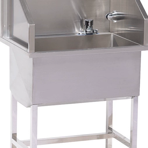 Нержавеющая Сталь Любимчика Ванна Бассейн Бесдверная Ванна Раковина Зоомагазин Чистка Бассейн