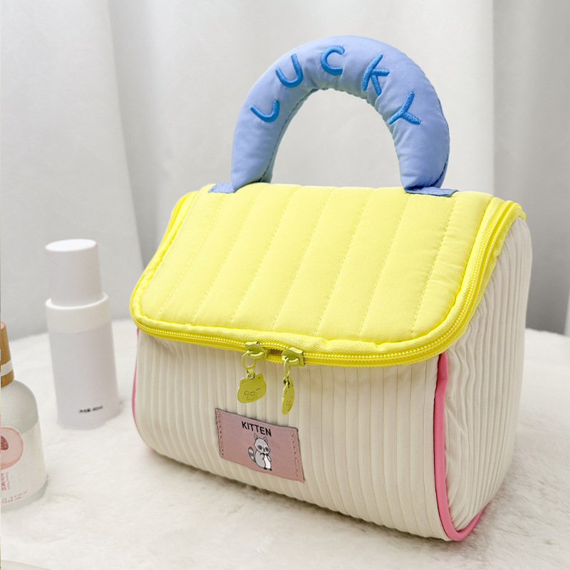 かわいいコテージのお土産大容量収納袋高価値小さな家の化粧品袋ポータブルギフトバッグ|undefined