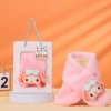 Pink cinnamon dog + childlike gift bag