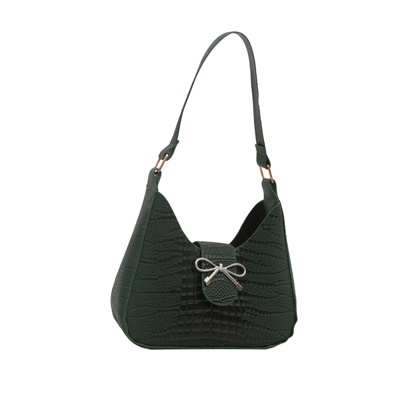 Bolso de mano con lazo de sentido de alta gama para mujer 2024 nuevo bolso de mensajero de cadena de primavera mini bolso de axila de un solo hombro