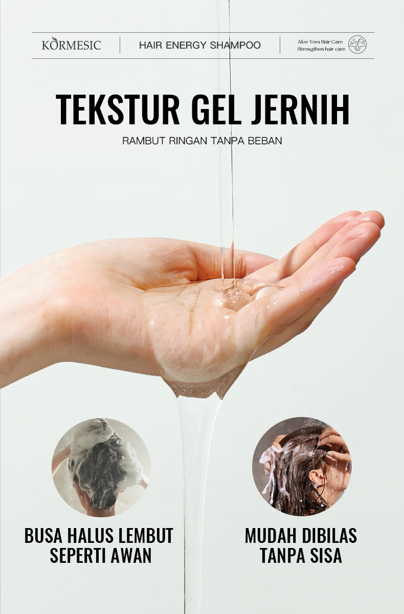 KORMESIC Hair Energy Bottle Shampoo 200ml_voghion.com