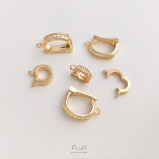 ��ɫ14K�������f�ܵ�����������ʯˮ���朿���diy�Ʒ������