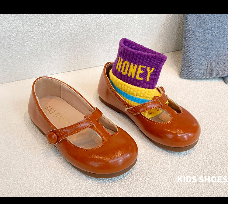 Mädchen Leder Mary Janes Für Den Herbst Kinderschuhe Elegant_voghion.com