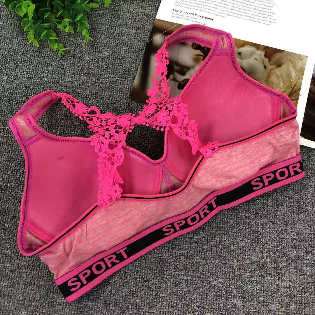 Nuevo chaleco sin costuras de alta elasticidad de alta calidad de dama sin anillo de acero bra de yoga ropa interior deportiva mujer al por mayor image 5