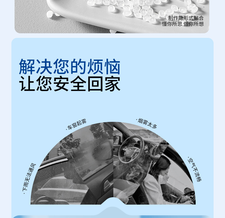 Suitable for 2026 Aion i60, rain and sun visors, complete set of car interior accessories, modification parts, car window rain visors, rain guards