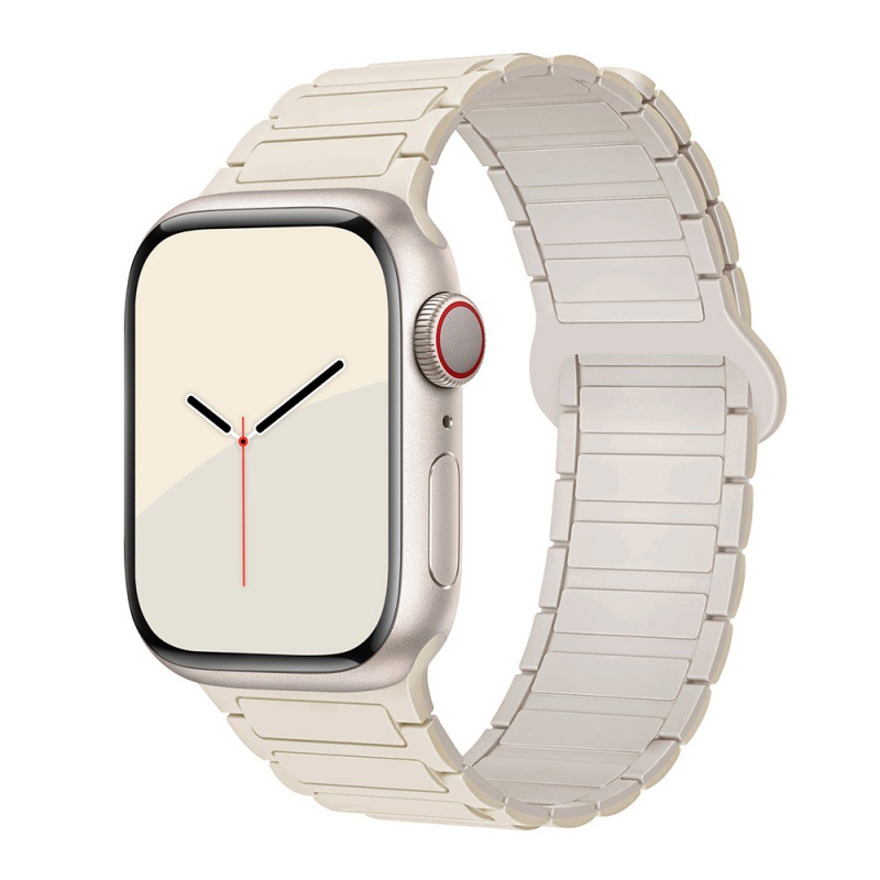 Aplicable Apple Watch S10 correa iWatch9 silicona magnética applewatch8 correa Ultra SE para hombres y mujeres