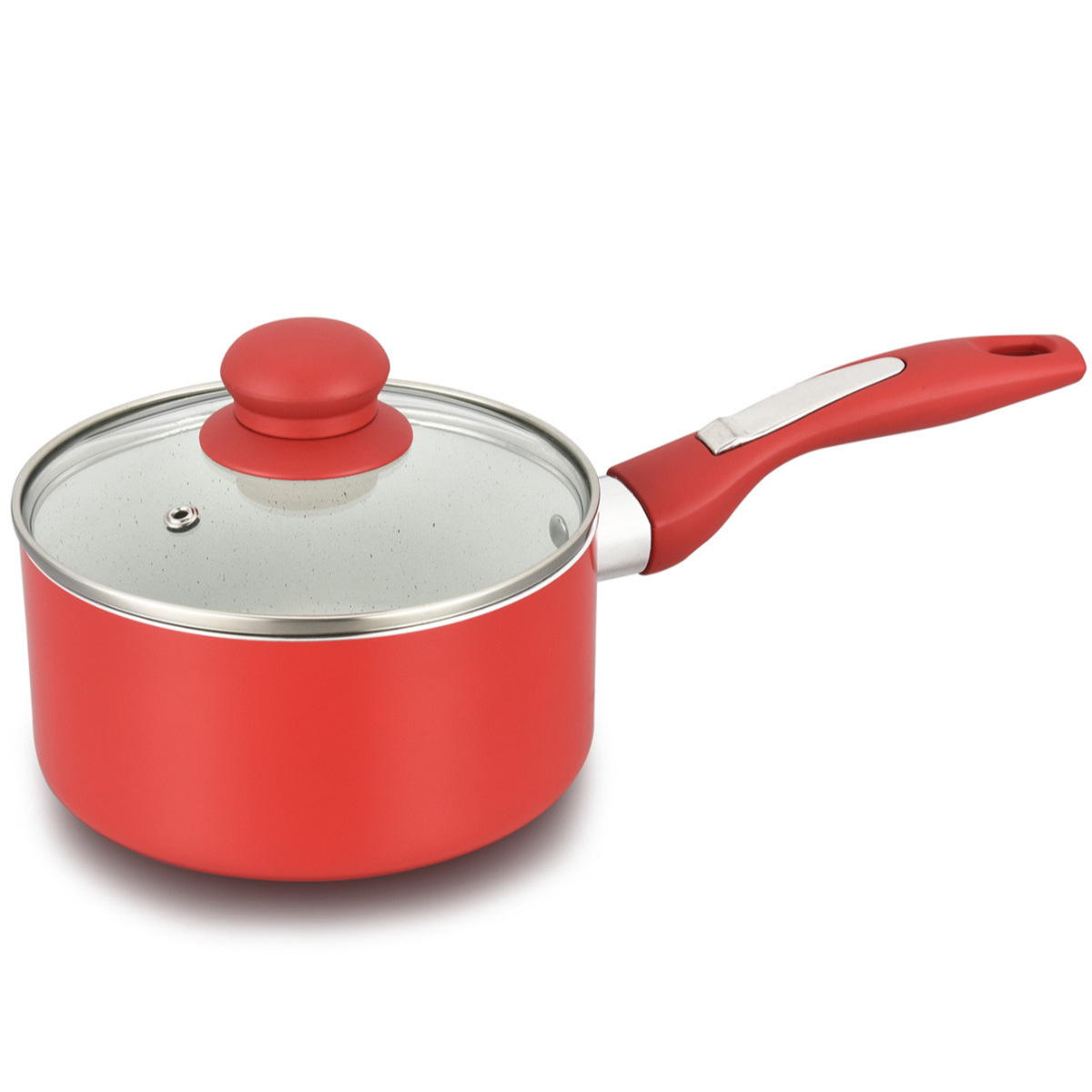 Yipinhong multifuncional de aluminio de doble fondo antiadherente sartén olla de sopa de leche engrosada olla de regalo traje de comercio exterior