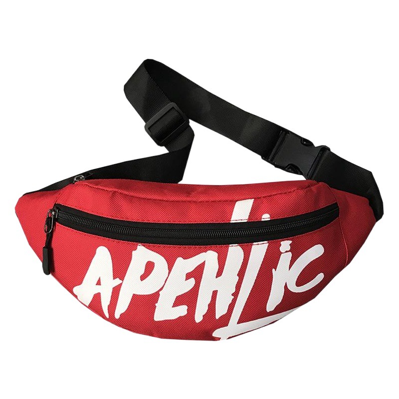Nylon Cloth Waist Bag for Women 2024 New Fashion Letter Nylon Crossbody Bag Fashion Sports Outdoor Chest Bag Waist Bag for Women