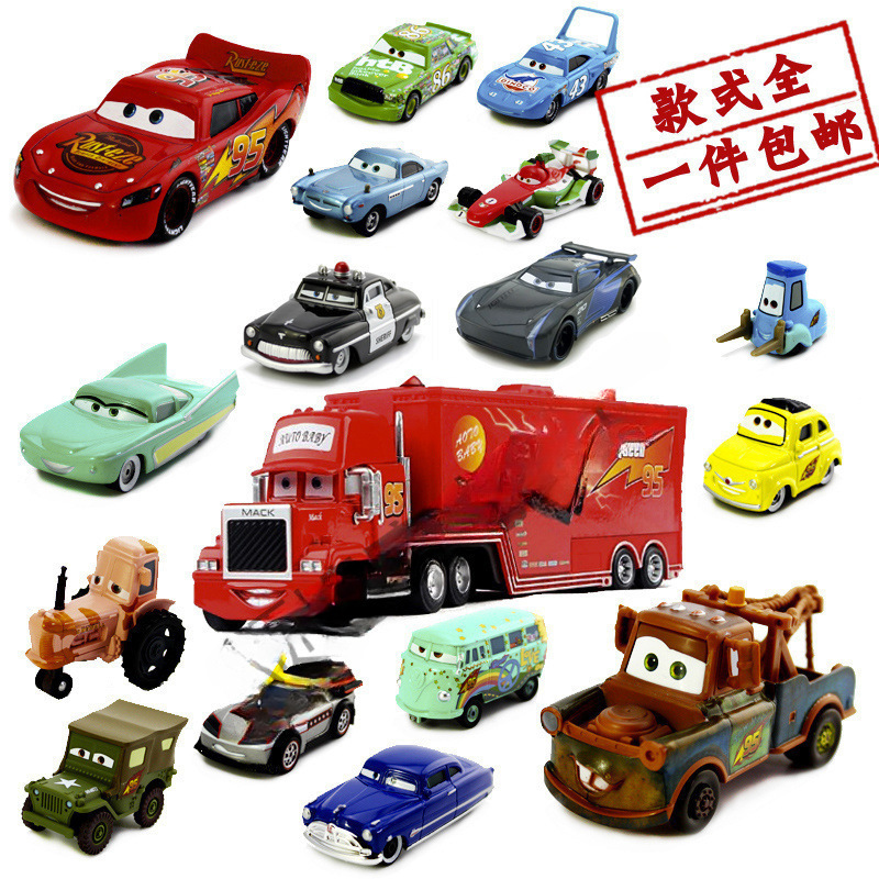 Cars 3 Alloy Boy Toy Car Model Lightning Mcqueen Black Storm Jackson Children