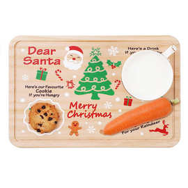 创意实木砧板 圣诞装饰面板 厨房家用菜板切水果蔬菜案板BSCI认证