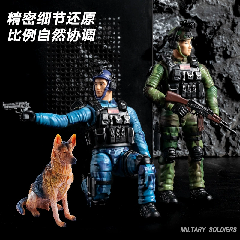 Военная модель Xingrong Corps, подвижное соединение, имитационная модель оружия, игрушка оптом, трансграничная игрушка