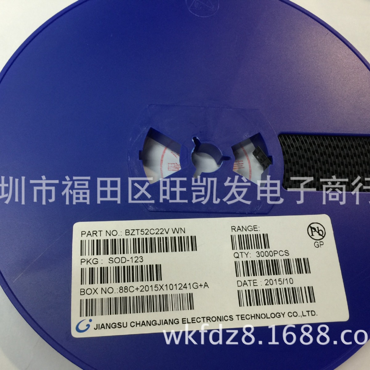 贴片   BZT52C22 22V SOD-123 稳压二极管 现货供应