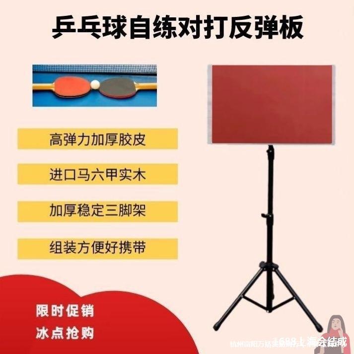 Single-Person Self-Training Professional Training Table Tennis Equipment Rebound Training Self-Training Device Board Beater Table Tennis Rebound Board