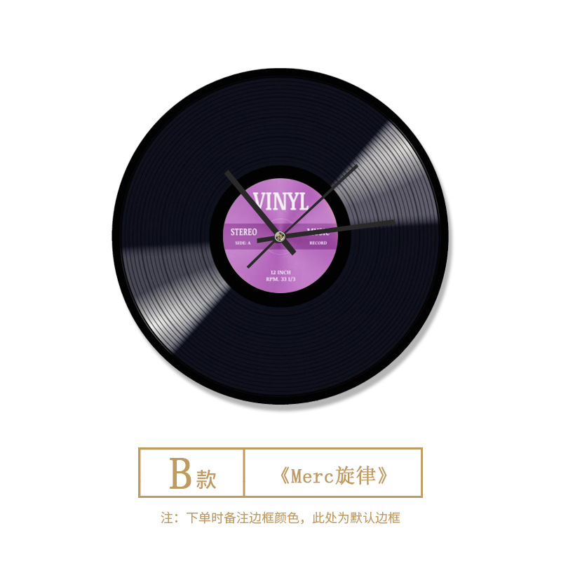 B [UV 조각 + 아트 시계 페인팅 + 블랙 핸즈]