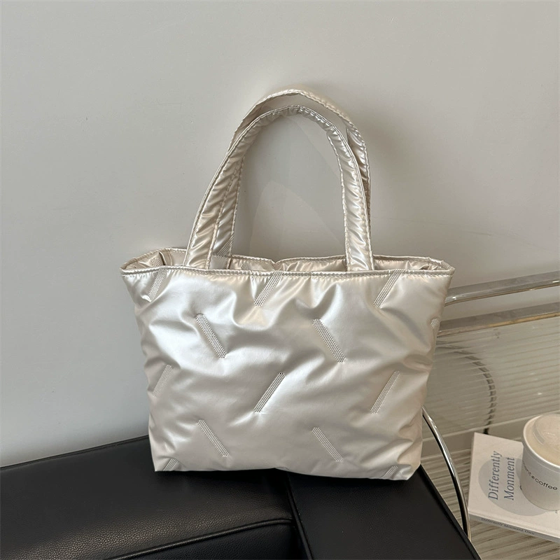 Capacious winter universal brand one-shoulder bag for leisure