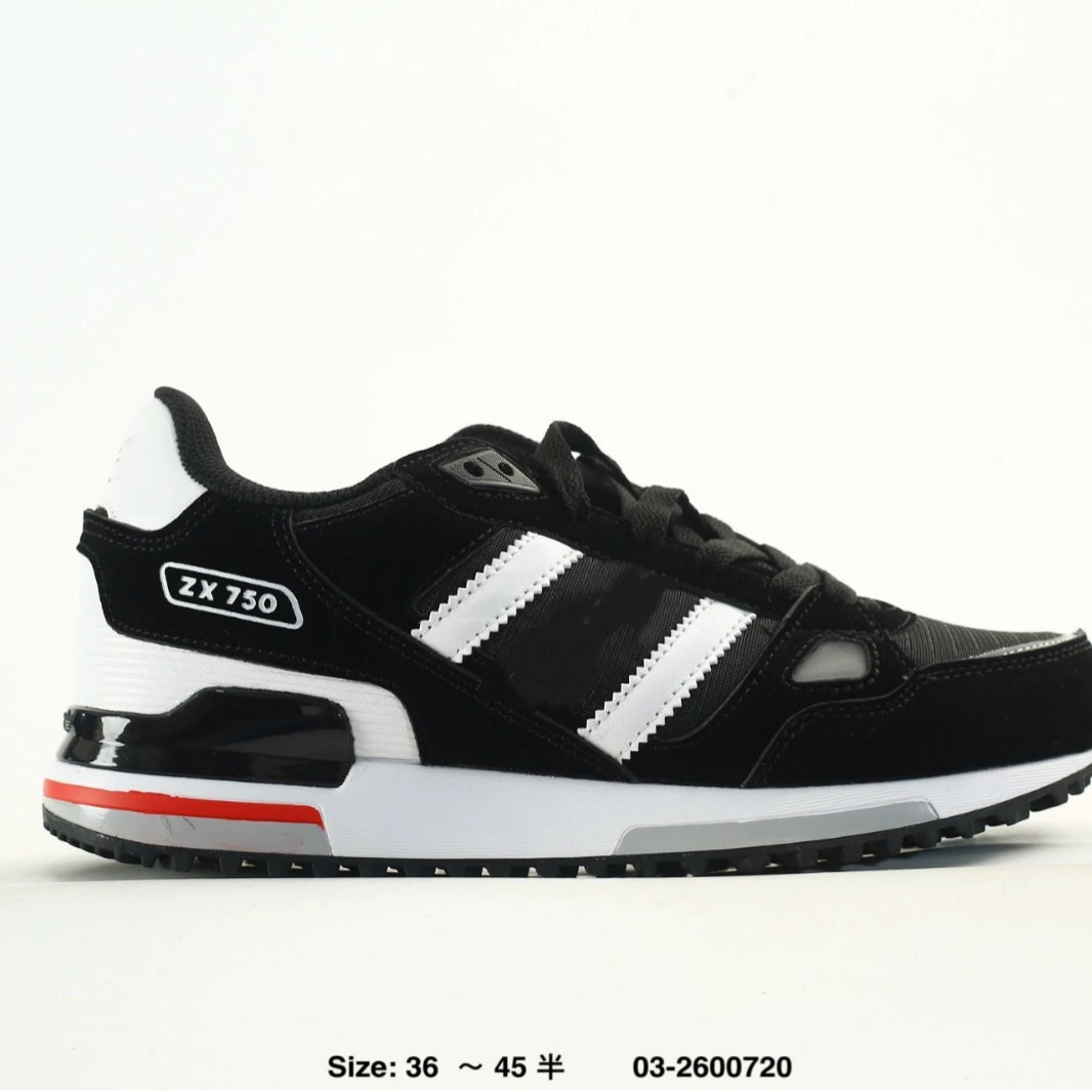 Модели ZX 750: тканевые двухслойные бархатные кроссовки на повседневную носку, дышащие, с низким профилем, кроссовки-слегка-пользовательские по коду 9274