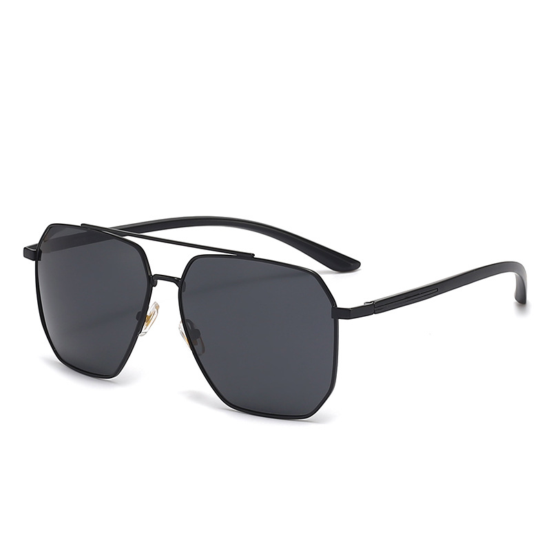 Men's Polarized High-End UV Protection Driving Yellow Lens Sunglasses Anti-Glare Square Frame Fishing Glasses_voghion.com
