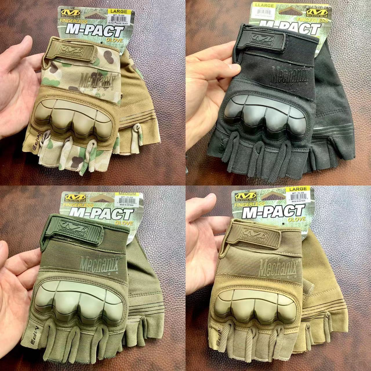 Sealskin Half-Finger Gloves for Men and Women - Super Technician Outdoor Tactical Military Enthusiast Special Forces Combat Training Gloves