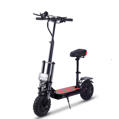 Qatlanan elektrik skuterlər Dual-Spotlight Off-Road Wide-Tire Electric