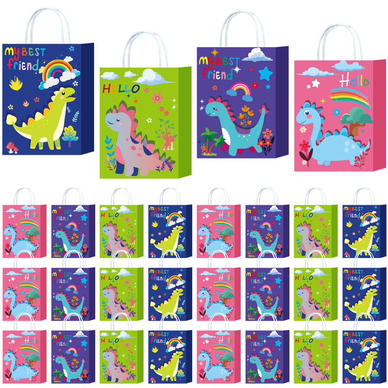 Amazon's New Dinosaur Gift Paper Bag Birthday Party Shopping Gift Paper Bag Jewelry Tote Bag Set Amazon's New Dinosaur Gift Paper Bag Birthday Party Shopping Gift Paper Bag Jewelry Tote Bag Set