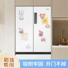 可愛小鹿呆萌熊兔子首尾冰箱貼磁鐵磁貼磁性貼卡通磁性冰箱貼磁貼