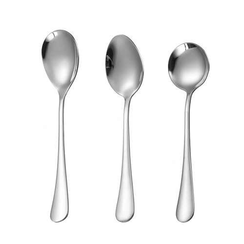 Hotel Restaurant 304 Stainless Steel Tea Spoon Stirring Coffee Spoon Household 1010 Stainless Steel Dining Spoon Pointed Tip Spoon