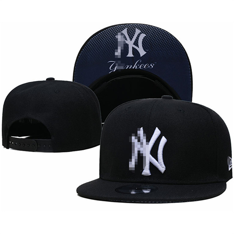 Dodgers Yankees Gorra de béisbol MLB Sombrero plano bordado para hombres y mujeres Sombrero de hip-hop americano Sombrero grande