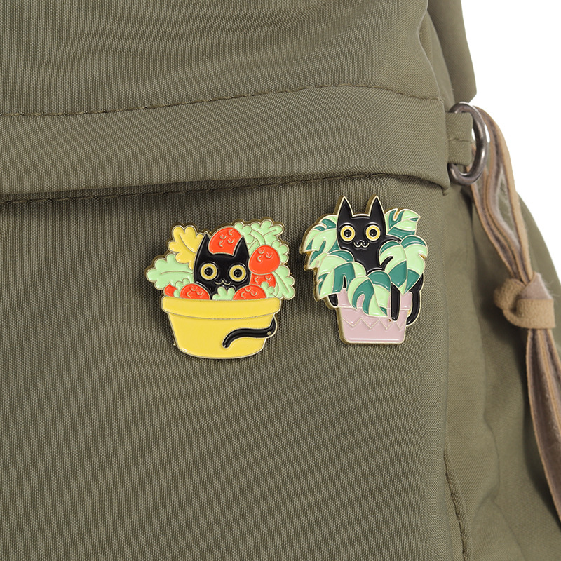 9g Weight Brooches Classification Holiday, Daily Occasion Alloy Material Animal Pattern Unisex Gender Stoving Varnish Design Cute Style Cute Pin Animal Alloy Stoving Varnish Unisex Brooches 9