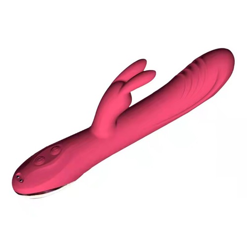 【】 Rabbit Vibration Rod Dual Motor AV Vibration Rod Female Self Pleasure Massager Rod 10 Frequency Strong Vibration Fun 